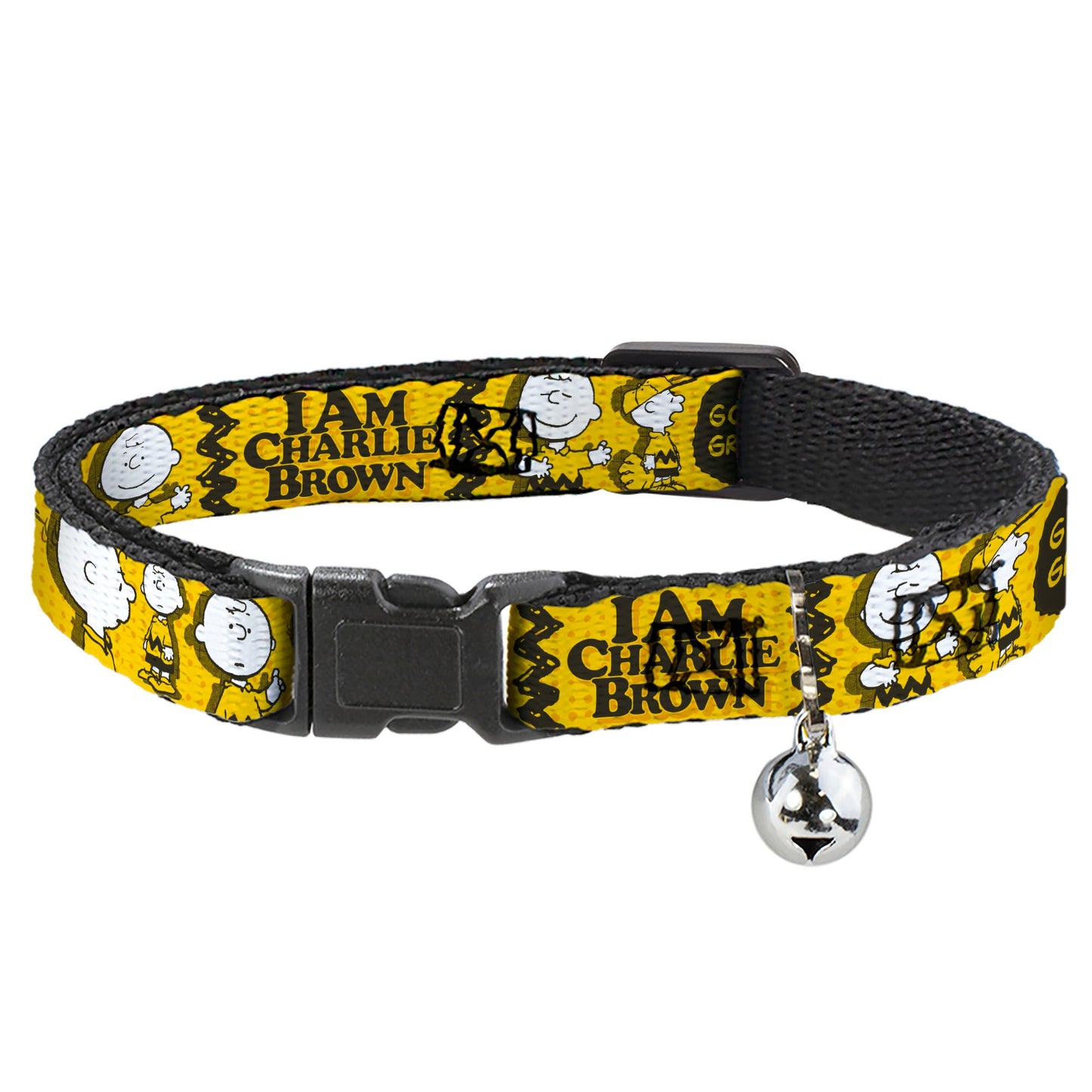 Peanuts Breakaway Cat Collar with Bell - Charlie Brown Poses