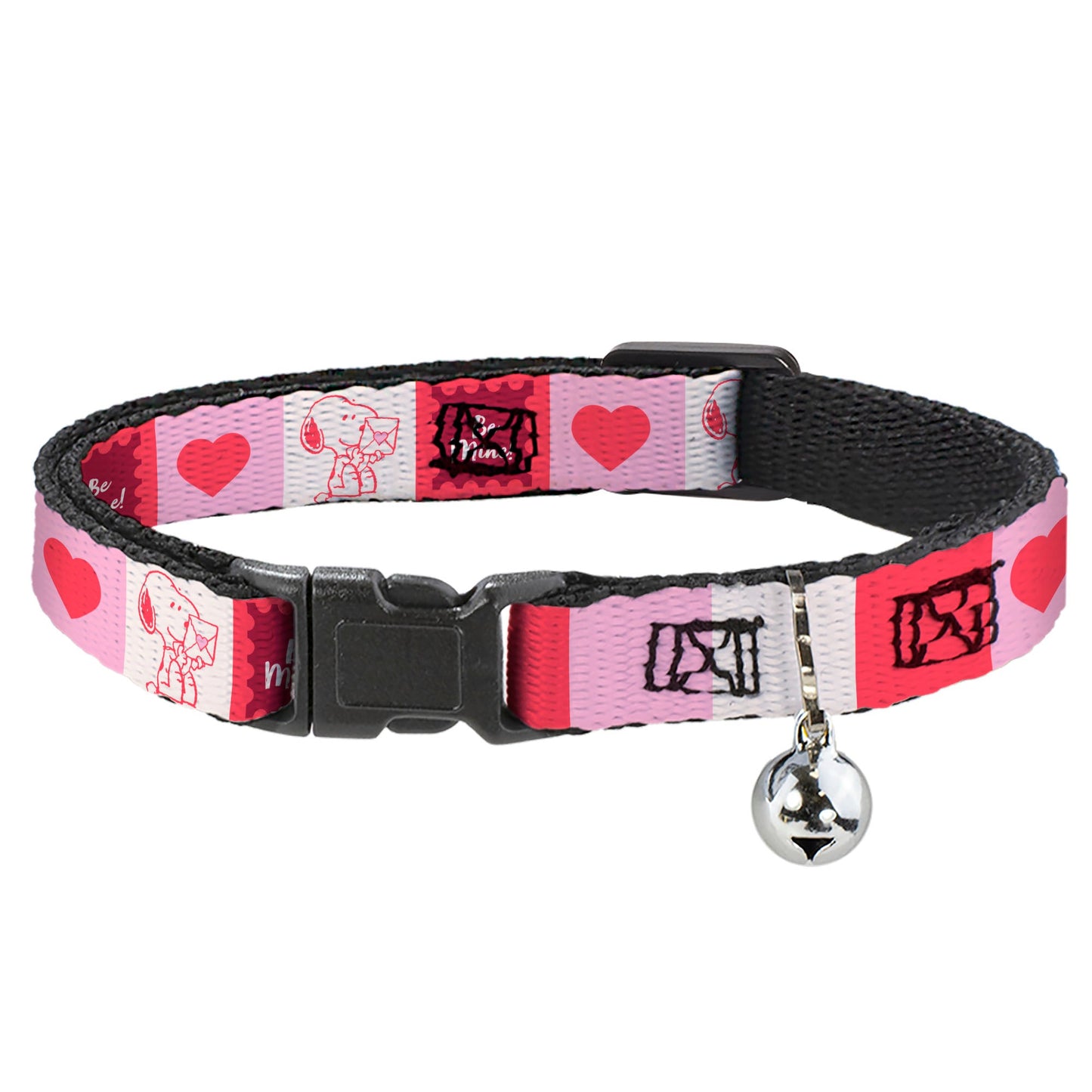 Snoopy Valentine's Day Breakaway Cat Collar with Bell