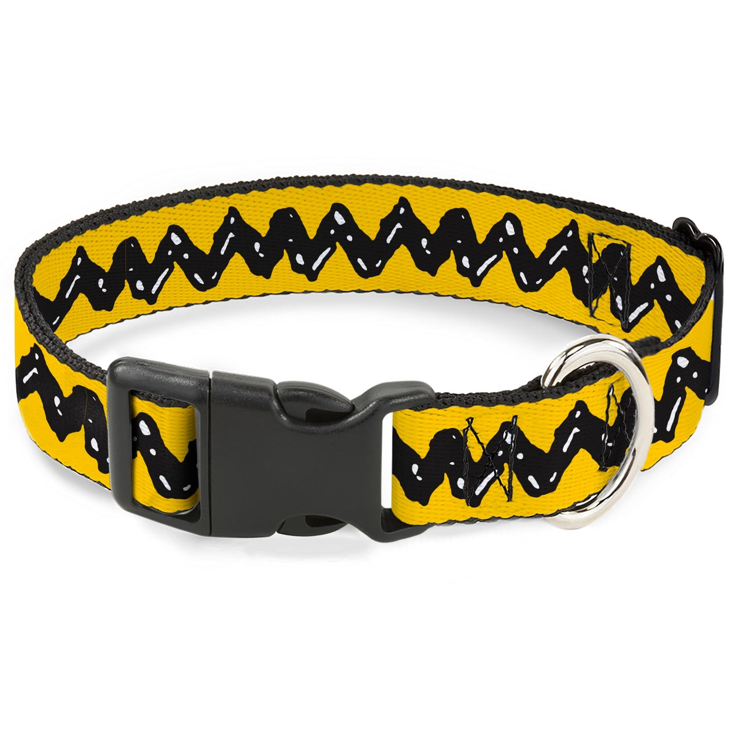 Plastic Clip Dog Collar: Charlie Brown Zig Zag | The Peanuts Store