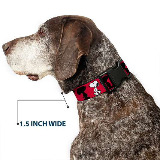 Snoopy Red, Black & White Dog Collar - The Peanuts Store-6