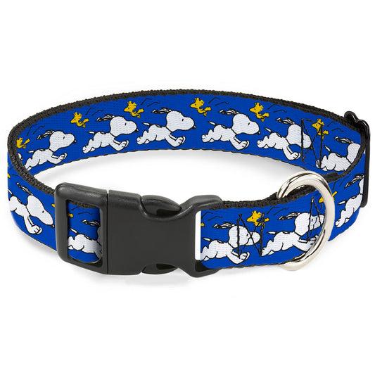 Plastic Clip Collar: Snoopy Running & Woodstock Pose | The Peanuts Store.-0