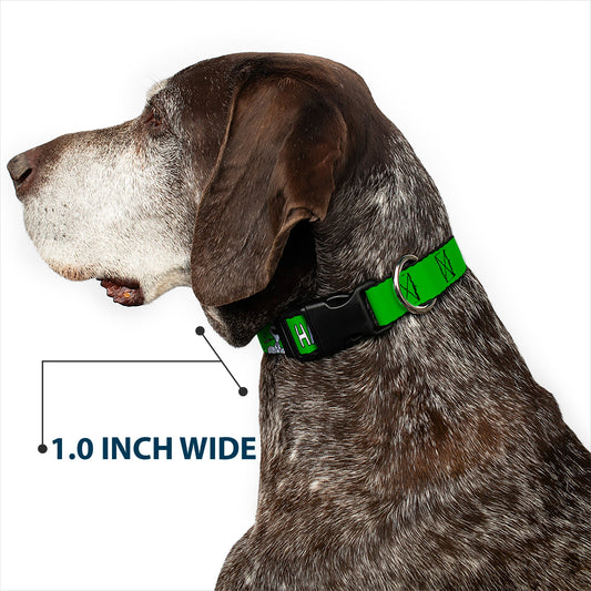 Peanuts Snoopy Woodstock Green Dog Collar-5