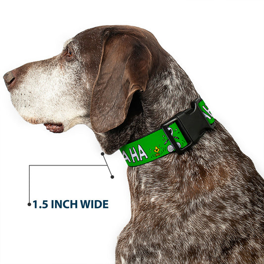 Peanuts Snoopy Woodstock Green Dog Collar-6