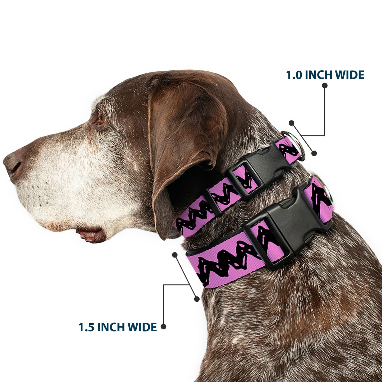 Plastic Clip Collar: Charlie Brown Zig Zag for Dogs from The Peanuts Store