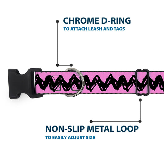 Plastic Clip Collar: Charlie Brown Zig Zag for Dogs from The Peanuts Store-4