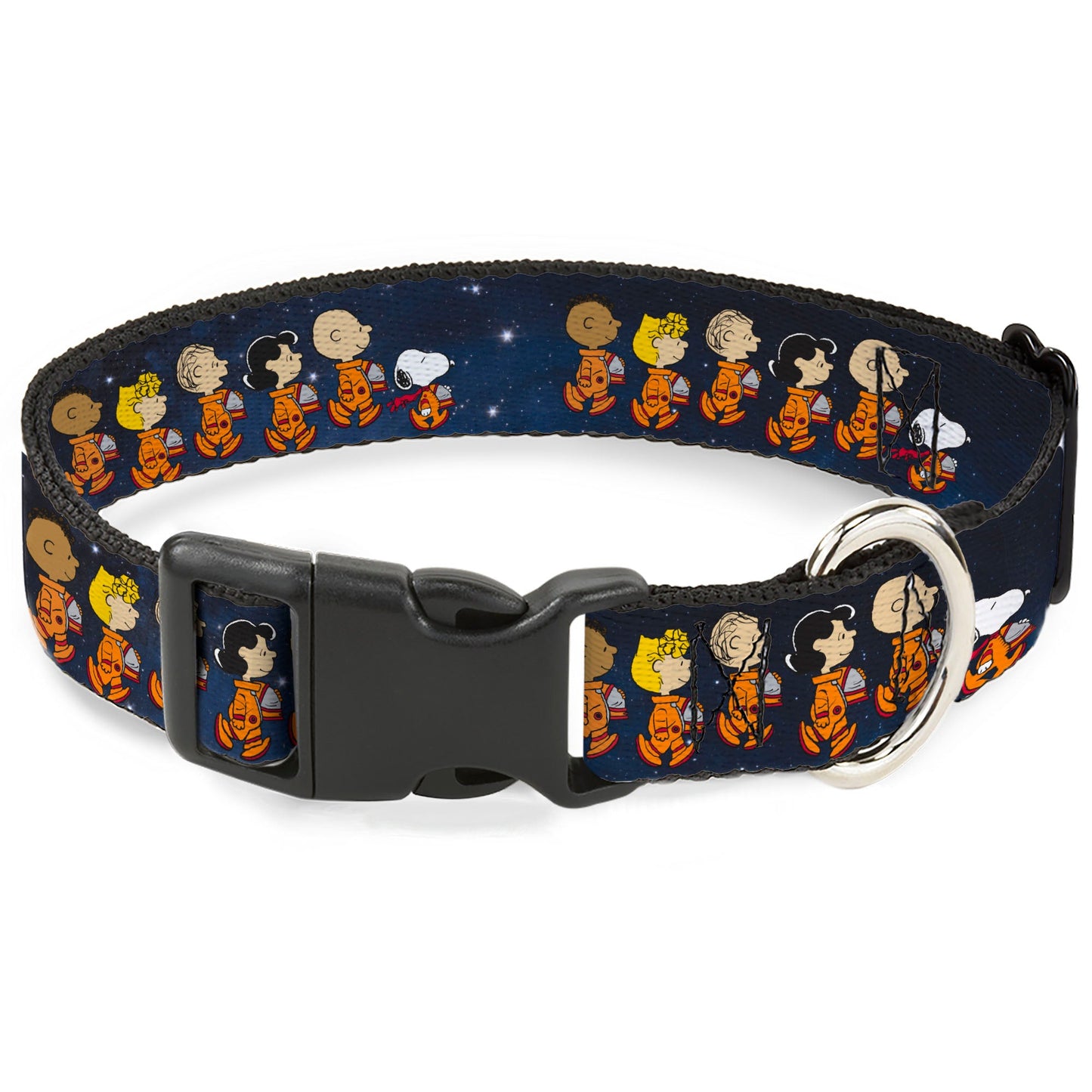 Peanuts Astronauts Space Walk Plastic Clip Dog Collar
