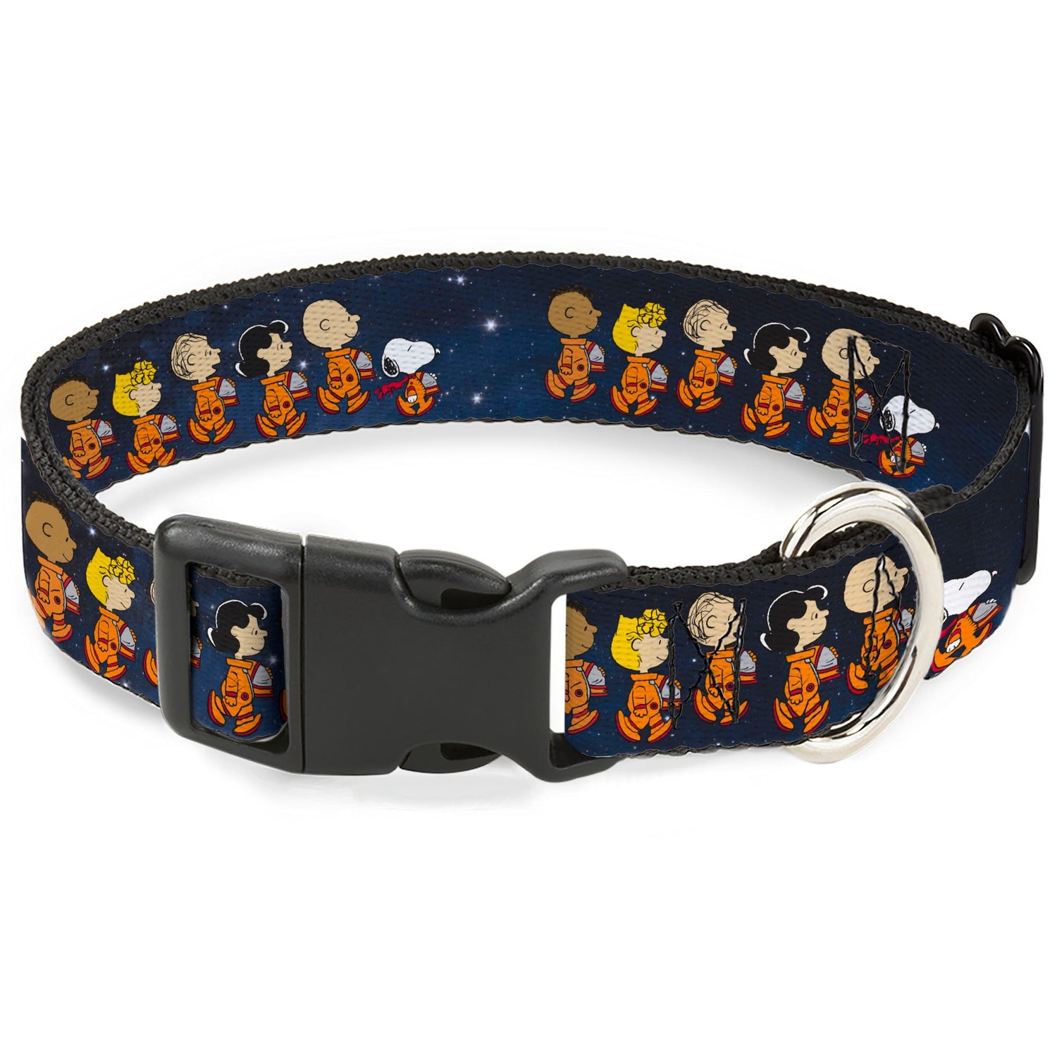 Peanuts Astronauts Space Walk Plastic Clip Dog Collar