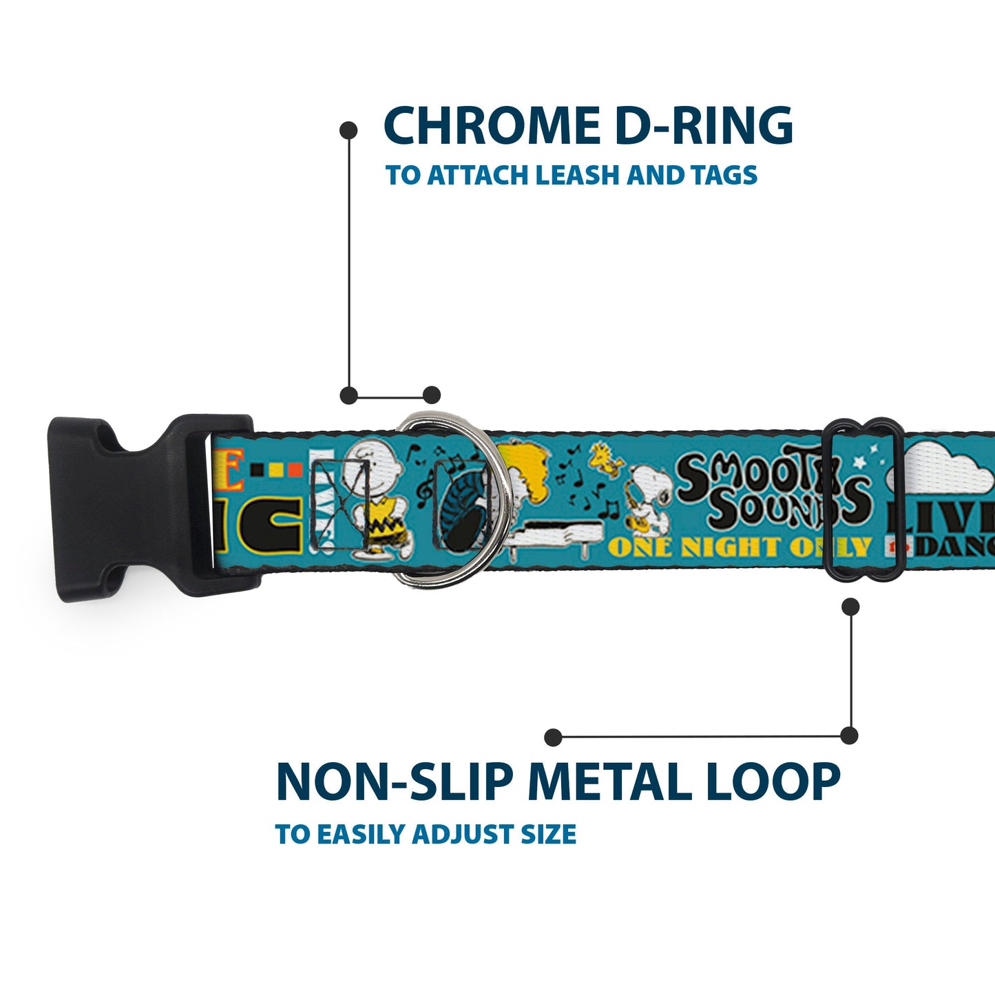 Dog Collar: Peanuts Gang Dance Poses | The Peanuts Store