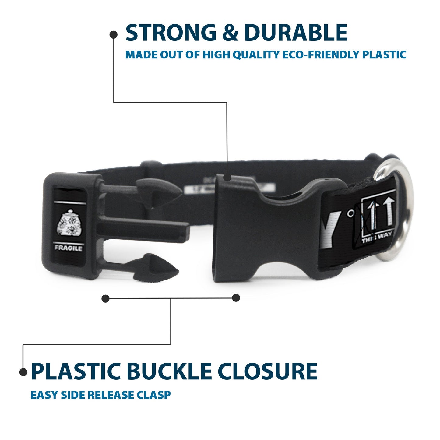 Snoopy Plastic Clip Dog Collar by The Peanuts Store