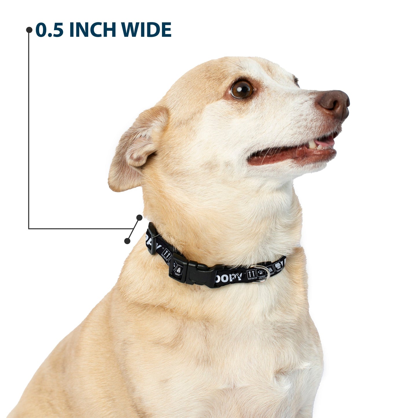 Snoopy Plastic Clip Dog Collar by The Peanuts Store