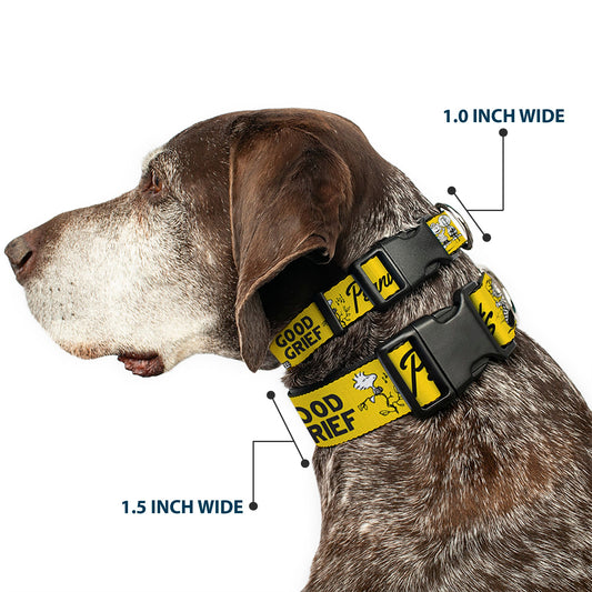 Plastic Clip Collar - Peanuts Gang Good Grief-1