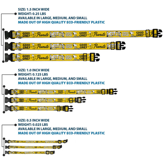Plastic Clip Collar - Peanuts Gang Good Grief-2