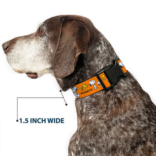 Plastic Clip Collar - Snoopy & Woodstock Orange-6