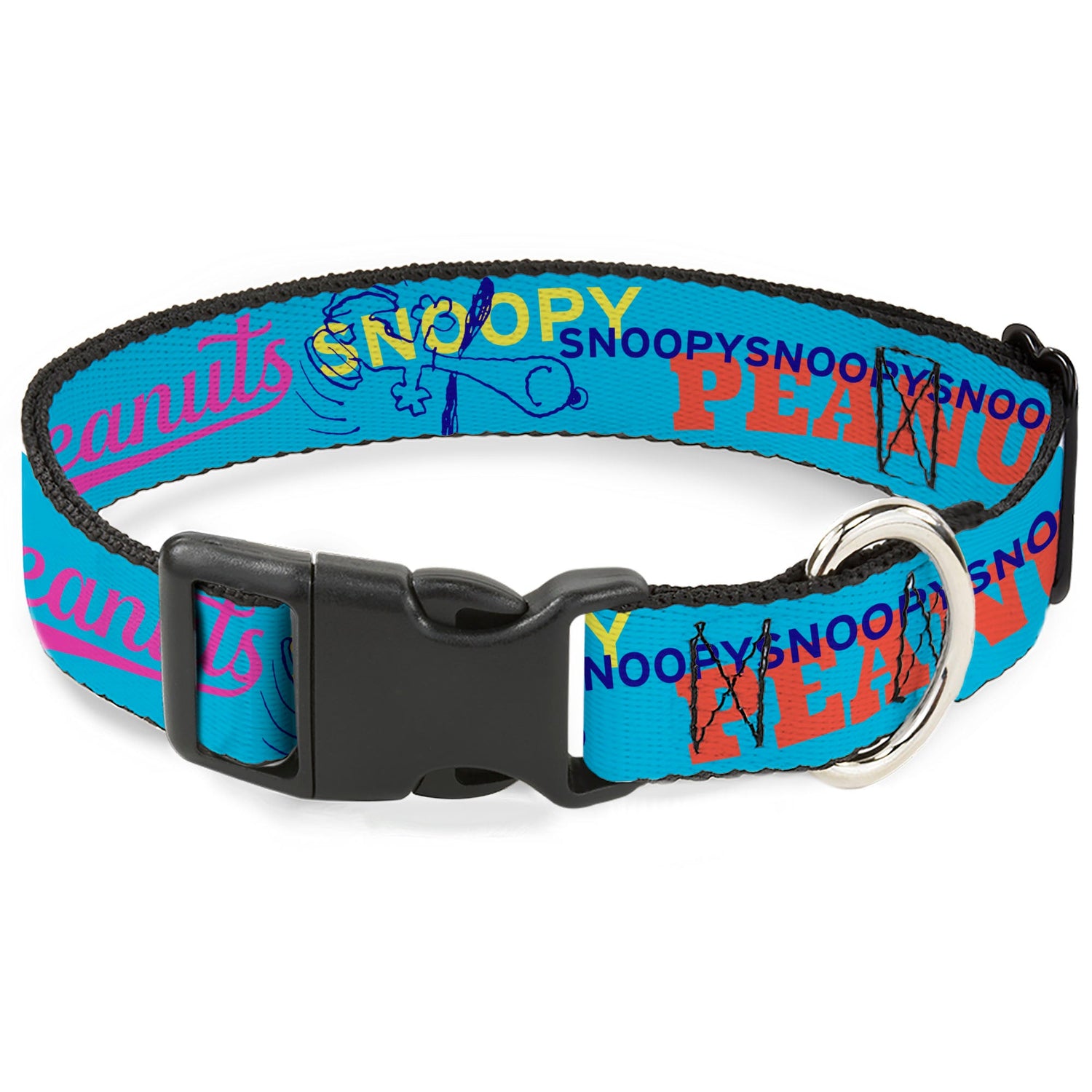 Plastic Clip Collar: Peanuts Charlie Brown Snoopy.