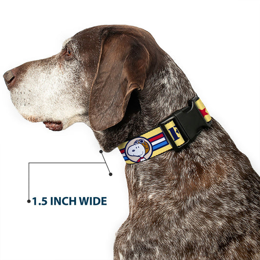 Peanuts Snoopy Flying Ace Dog Collar - Yellow/Blue/Red-6