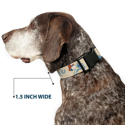 Plastic Clip Collar: Snoopy Desert Cowboy-6