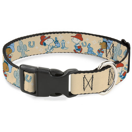 Plastic Clip Collar: Snoopy Desert Cowboy-0