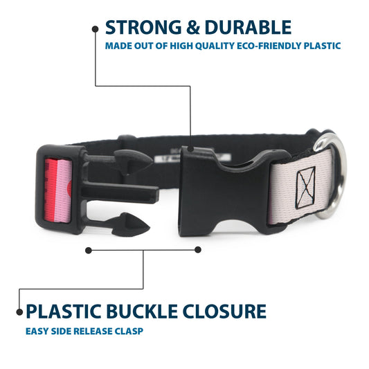 Plastic Clip Collar: Peanuts Snoopy 'BE MINE' Valentine Dog Collar-3