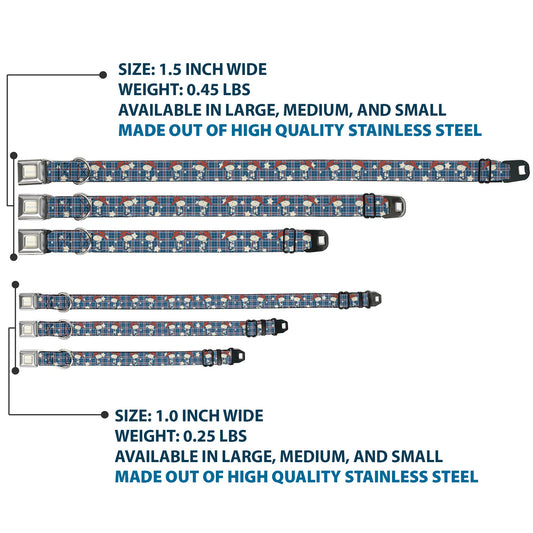 Dog Collar: Peanuts SeatBelt Buckle - Cowboy Snoopy-2