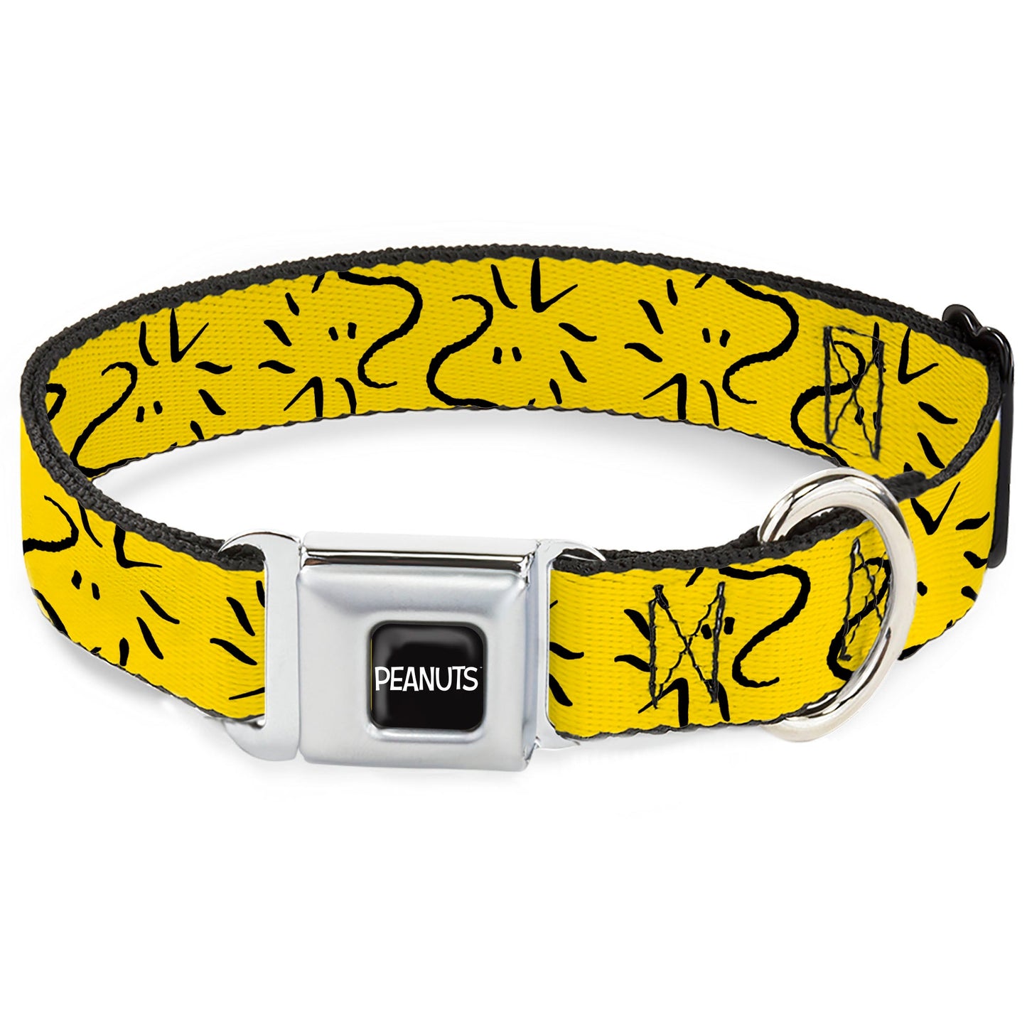 Peanuts Logo & Woodstock Seatbelt Dog Collar