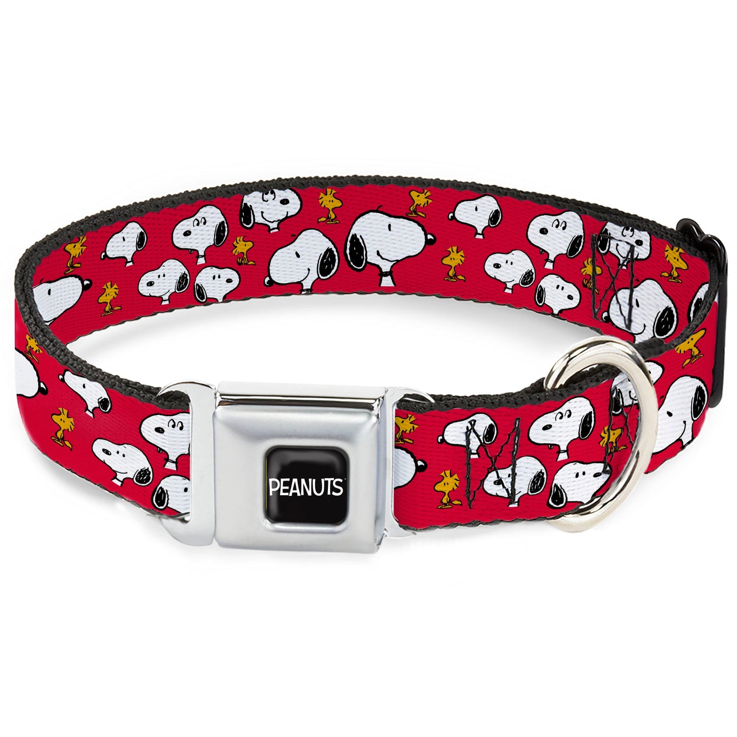 Snoopy & Woodstock Seatbelt Buckle Dog Collar
