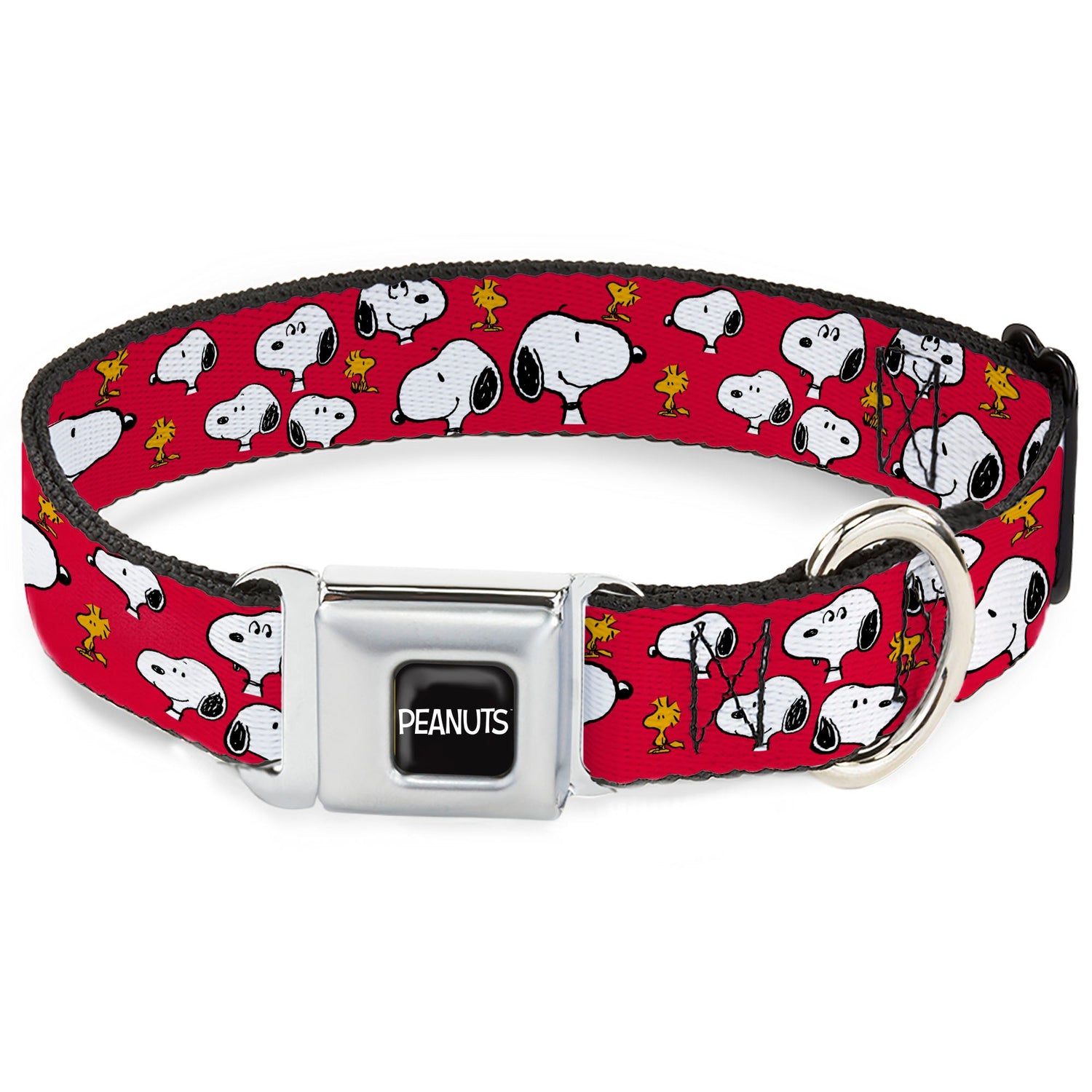Snoopy & Woodstock Seatbelt Buckle Dog Collar