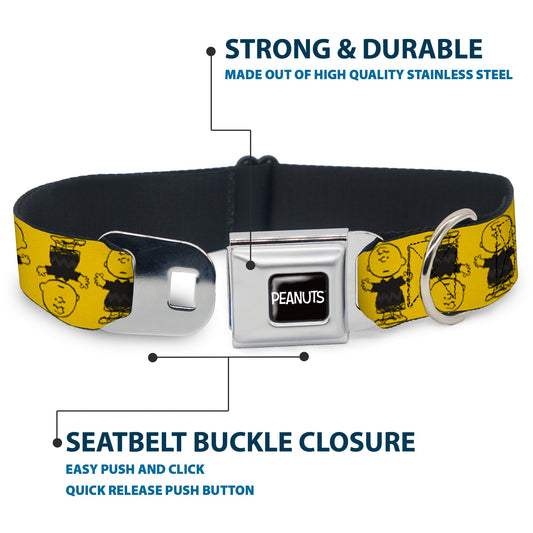 Peanuts Charlie Brown Seatbelt Dog Collar - Licensed | The Peanuts Store-3