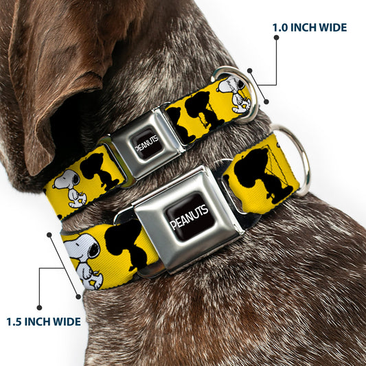 Snoopy Dog Collar - Seatbelt Buckle Design-1
