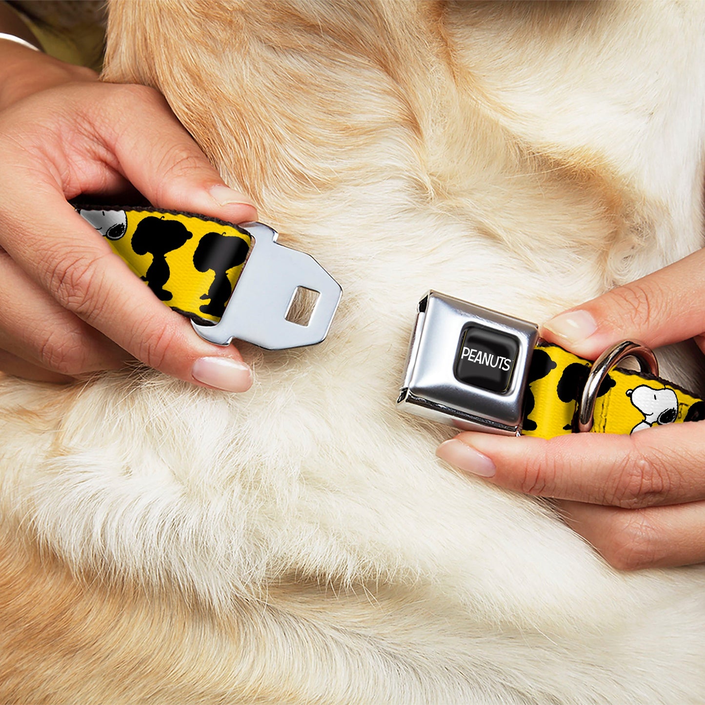 Snoopy Dog Collar - Seatbelt Buckle Design