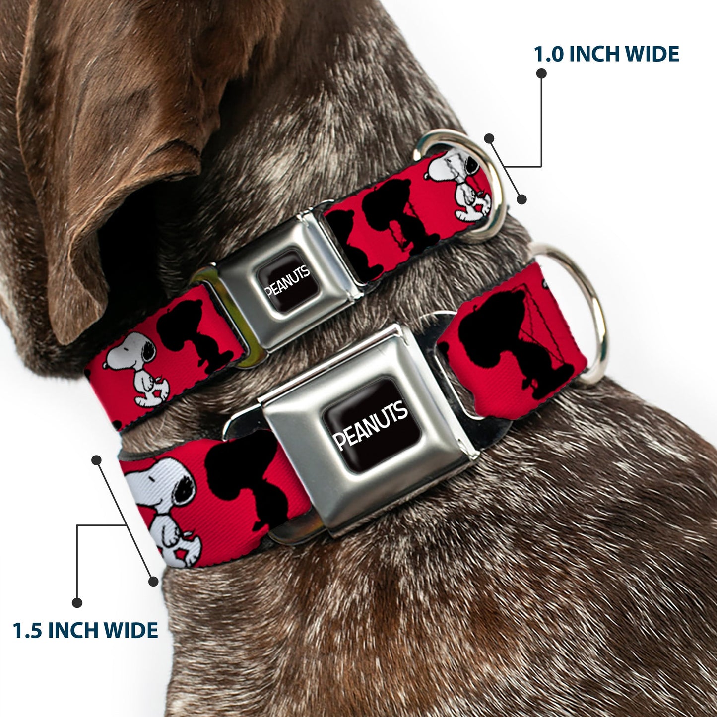 Snoopy Dog Seatbelt Collar - Authentic Buckle | The Peanuts Store