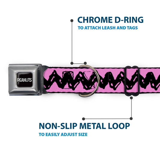 Dog Collar - Charlie Brown Zig Zag Design | The Peanuts Store-4