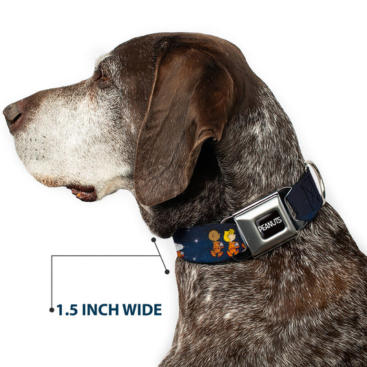 Peanuts Astronauts Seatbelt Buckle Dog Collar-6