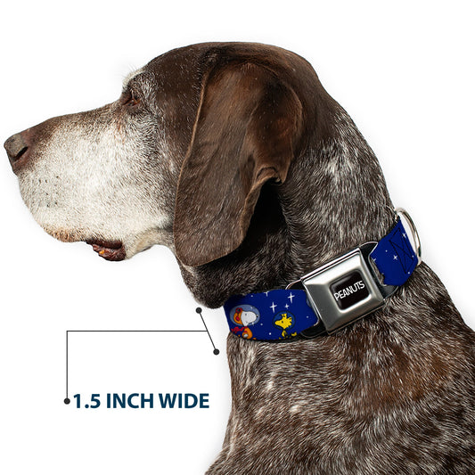 Peanuts Astronauts Dog Seatbelt Buckle Collar-6