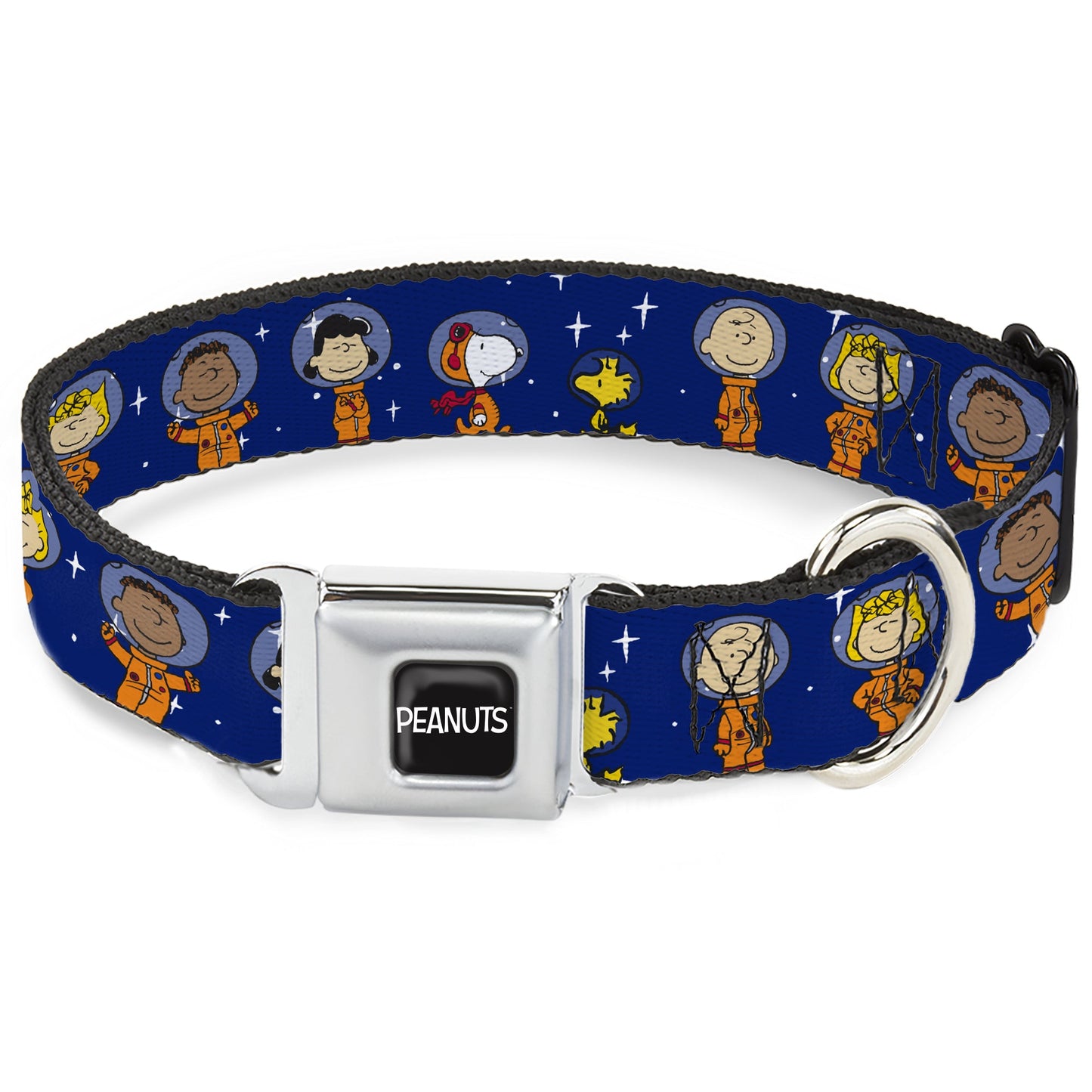 Peanuts Astronauts Dog Seatbelt Buckle Collar