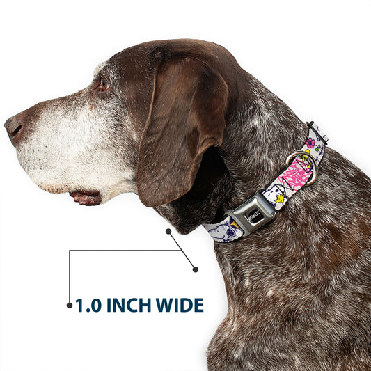 Peanuts Snoopy Woodstock Graffiti Seatbelt Dog Collar-5