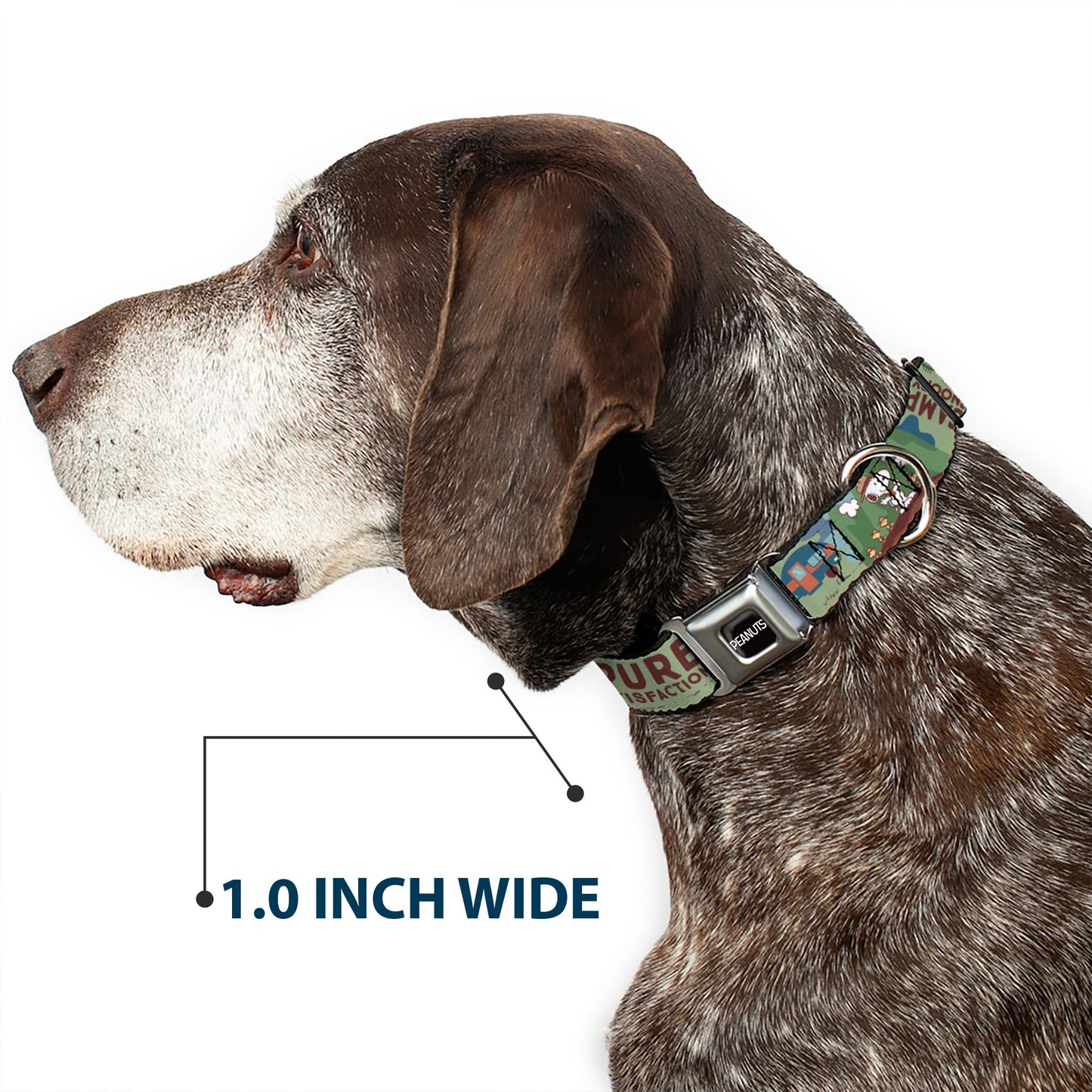 Peanuts Happy Camper Beagle Scouts Seatbelt Collar