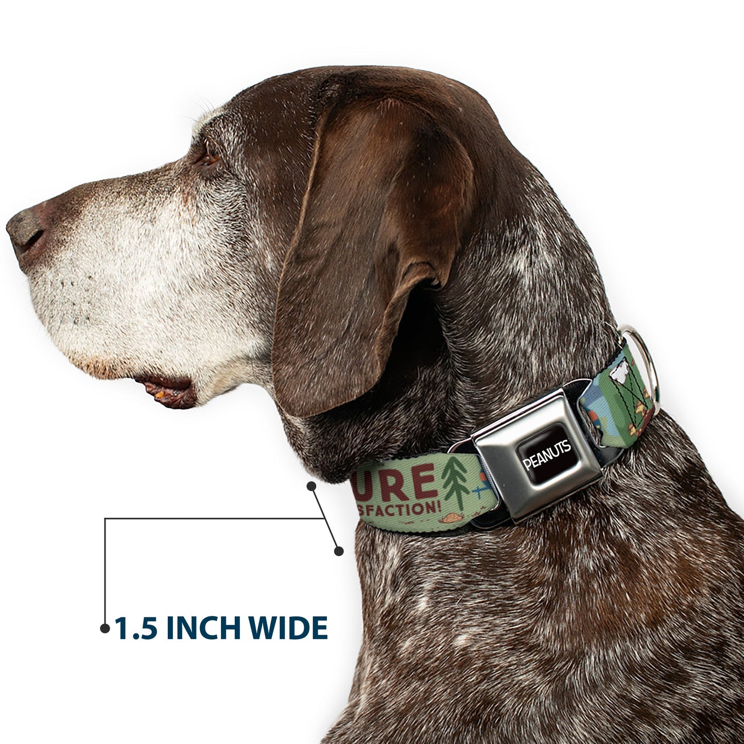 Peanuts Happy Camper Beagle Scouts Seatbelt Collar