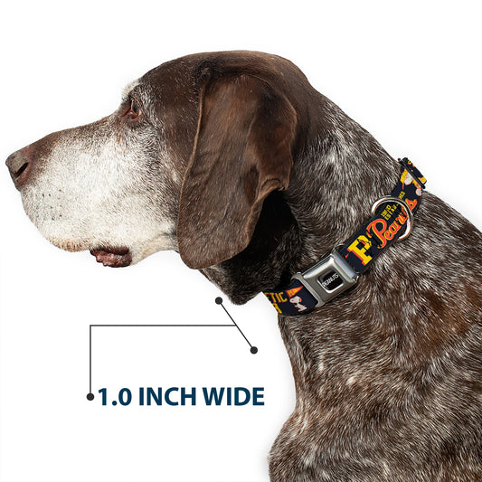 Peanuts Dog Collar - Athletic Club Varsity Logo Seatbelt Buckle-5