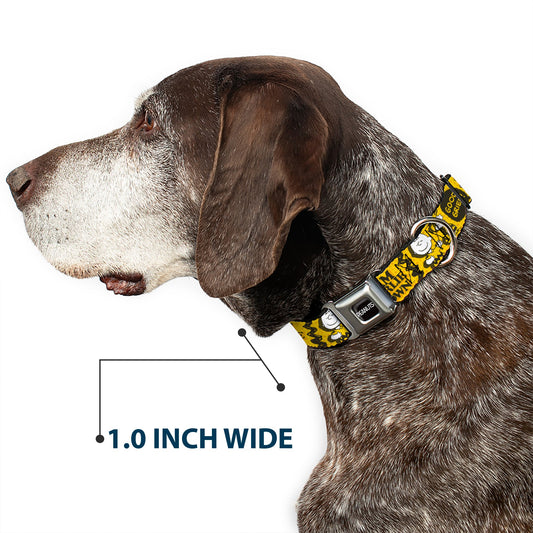 Peanuts Charlie Brown Poses Seatbelt Dog Collar-5