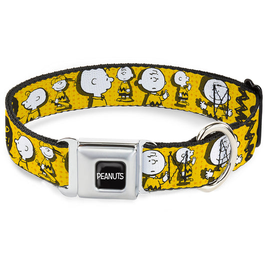 Peanuts Charlie Brown Poses Seatbelt Dog Collar-0