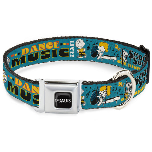Peanuts Dog Collar with Seatbelt Buckle Design-0
