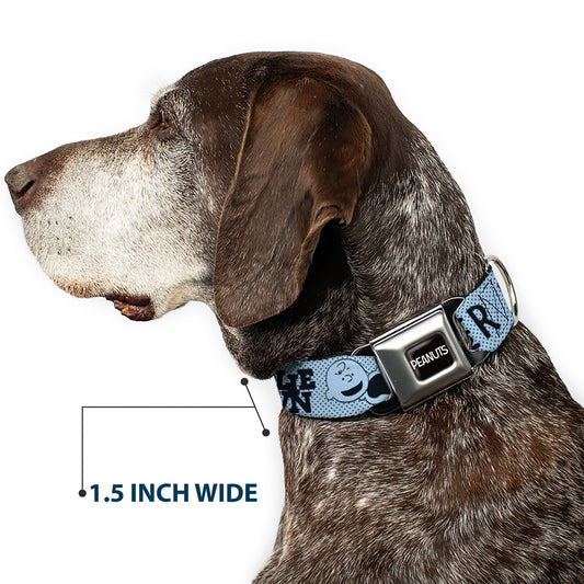 Charlie Brown Poses Seatbelt Buckle Dog Collar | The Peanuts Store-6