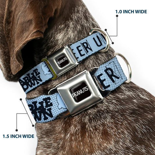 Charlie Brown Poses Seatbelt Buckle Dog Collar | The Peanuts Store-7