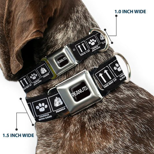Peanuts Snoopy Title Logo Seatbelt Dog Collar-7
