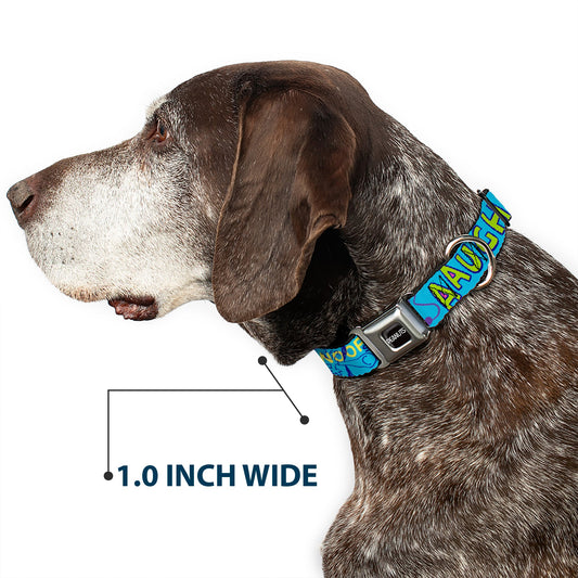 Dog Collar: Peanuts Title Logo Seatbelt Buckle-5
