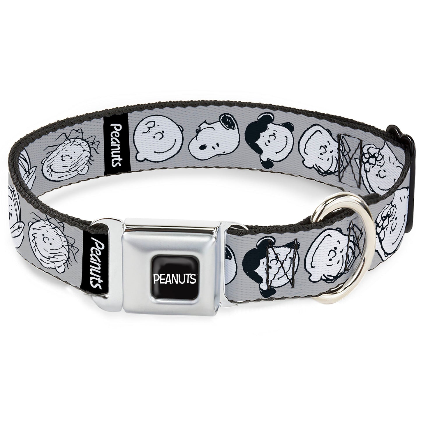 Peanuts Dog Collar: Seatbelt Buckle Peanuts Gang Expressions | The Peanuts Store