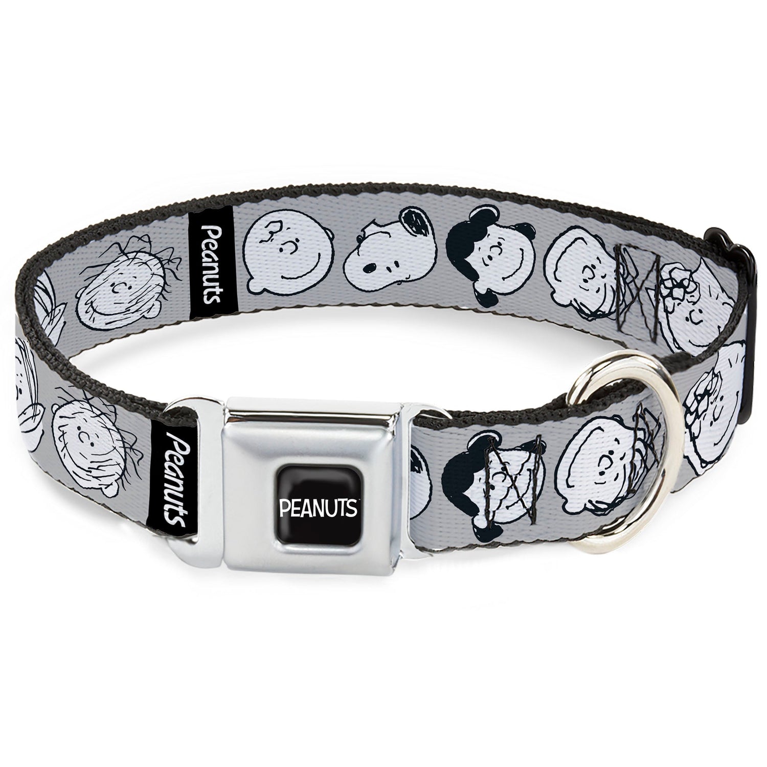 Peanuts Dog Collar: Seatbelt Buckle Peanuts Gang Expressions | The Peanuts Store