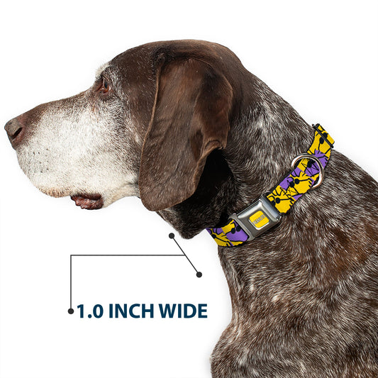 Peanuts Dog Collar with Title Logo Seatbelt Buckle-5