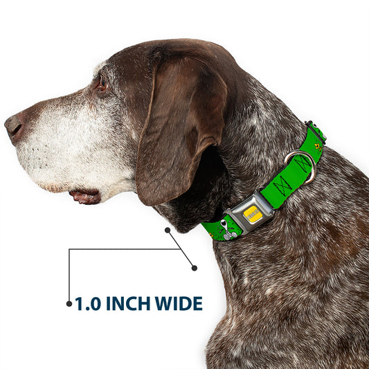 Snoopy & Woodstock Laughing Seatbelt Dog Collar-5