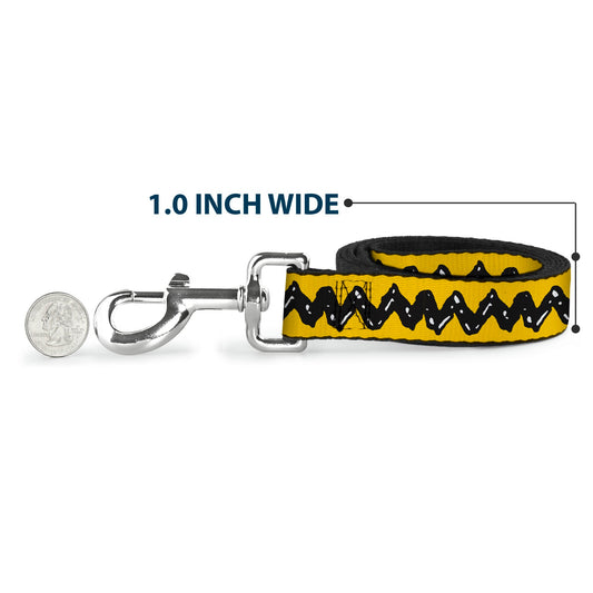Charlie Brown Zig Zag Stripe Dog Leash-4